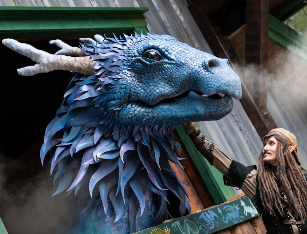 Vattendraken och Alven på Tomteland